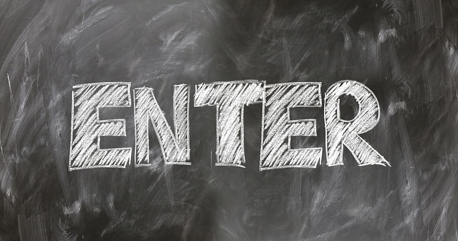 Inter text, Enter, Input, Send, Board, School, teaching, chalk HD wallpaper
