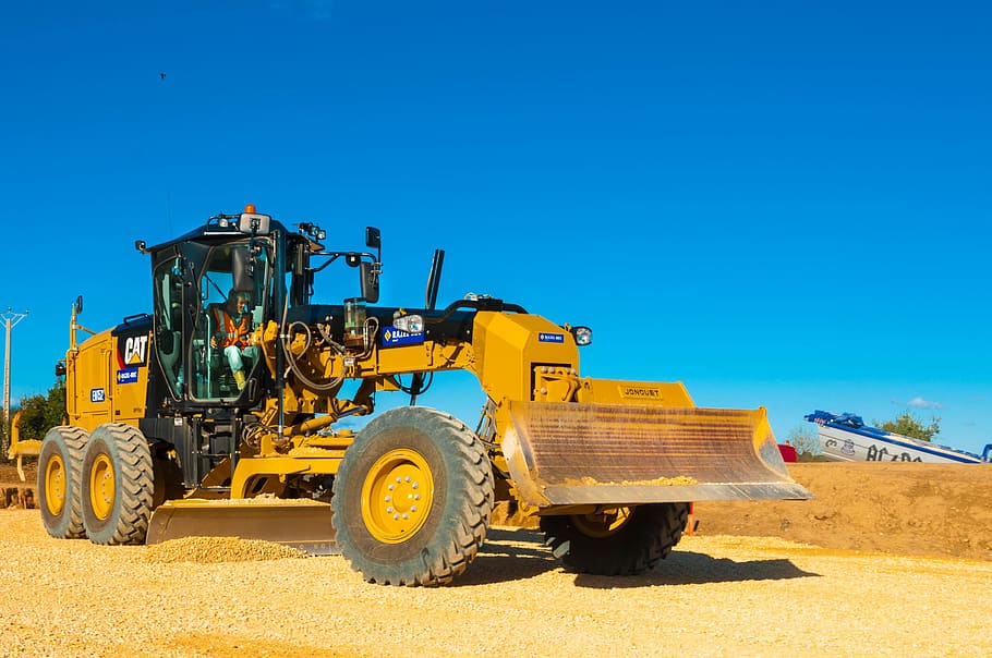 Work, Gear, site, industry, machinery, land Vehicle, construction Machinery HD wallpaper