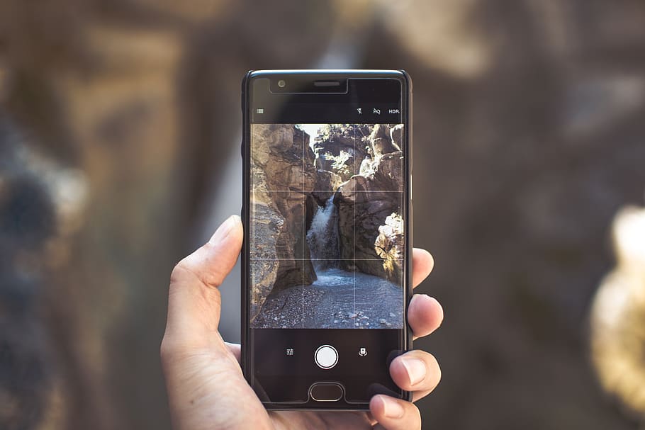 hand, technology, human hand, holding, photographing, smart phone HD wallpaper