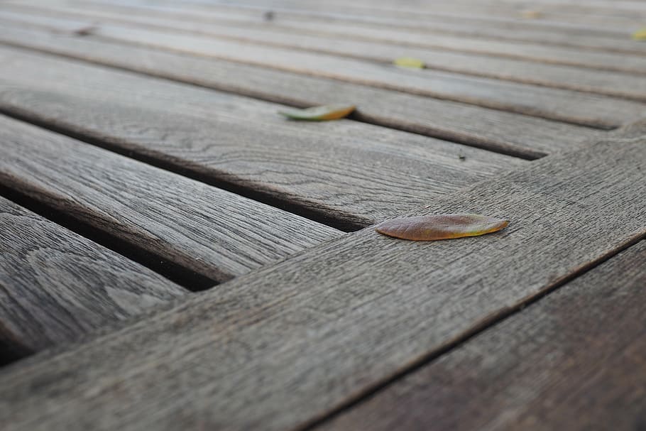 closeup photo of gray wood planks, table, wooden desk, outdoor, HD wallpaper