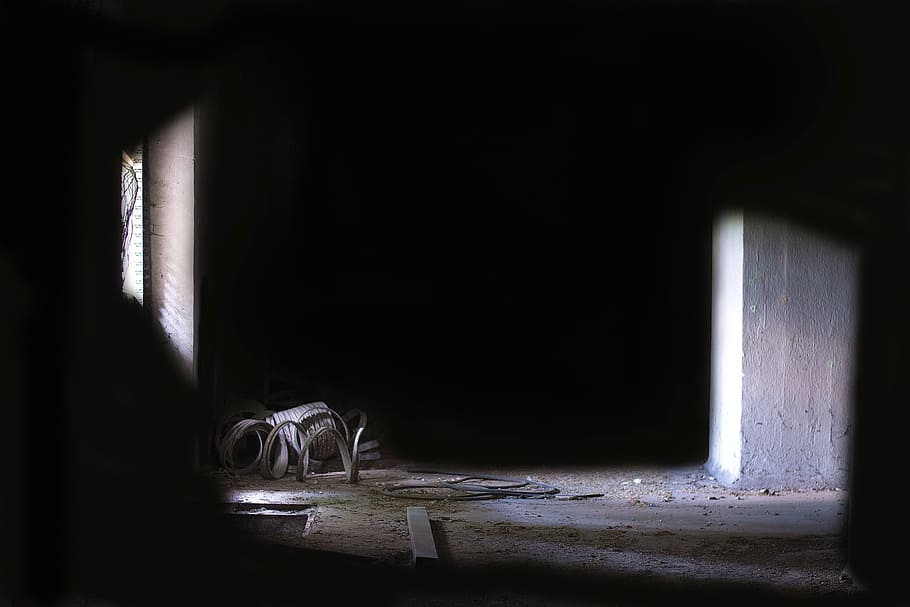 darkness, light, light and dark, light tunnel, mood, architecture HD wallpaper