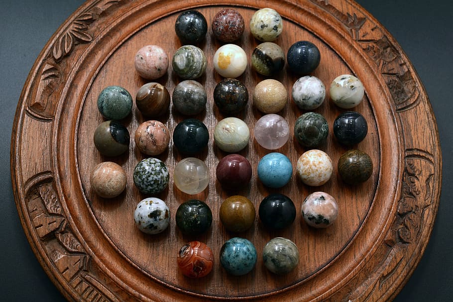 solitaire, play, logically, hop, balls, tactics, leisure, rates HD wallpaper