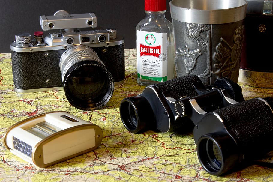 camera, leica, hunts, hiking, waid, hunter, retro, photograph HD wallpaper
