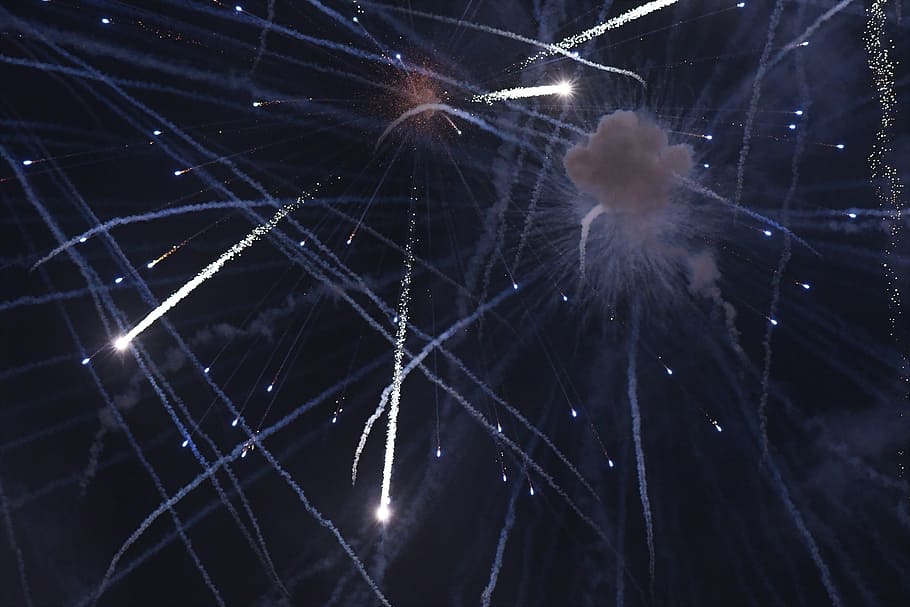 new year, firework, rockets, midnight, fragility, vulnerability HD wallpaper