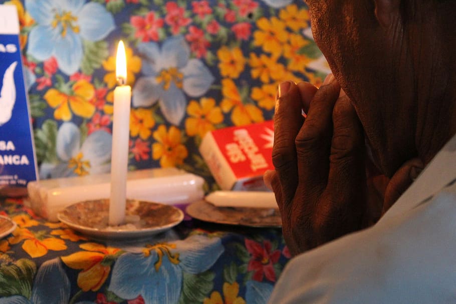 Devotion, Hand, faith, cultures, spirituality, religion, indoors HD wallpaper