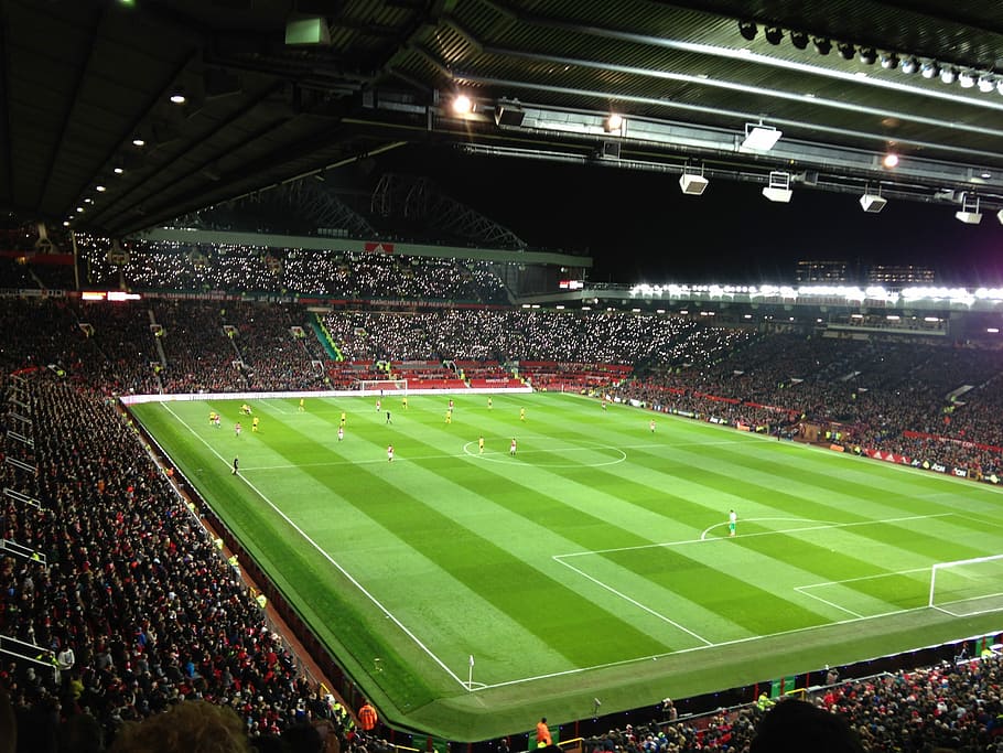 HD wallpaper: Football, Old Trafford, manchester united, ground ...