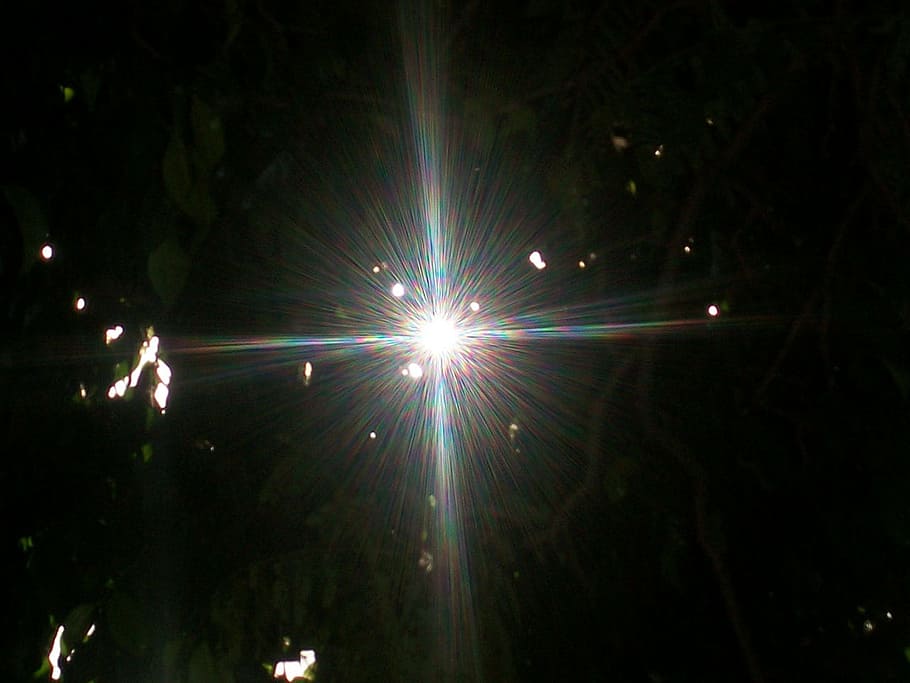 Light, White, Colors, Reflections, star, sun, illuminated, lens flare HD wallpaper