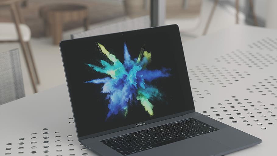 turned on MacBook, laptop, computer, technology, business, internet HD wallpaper