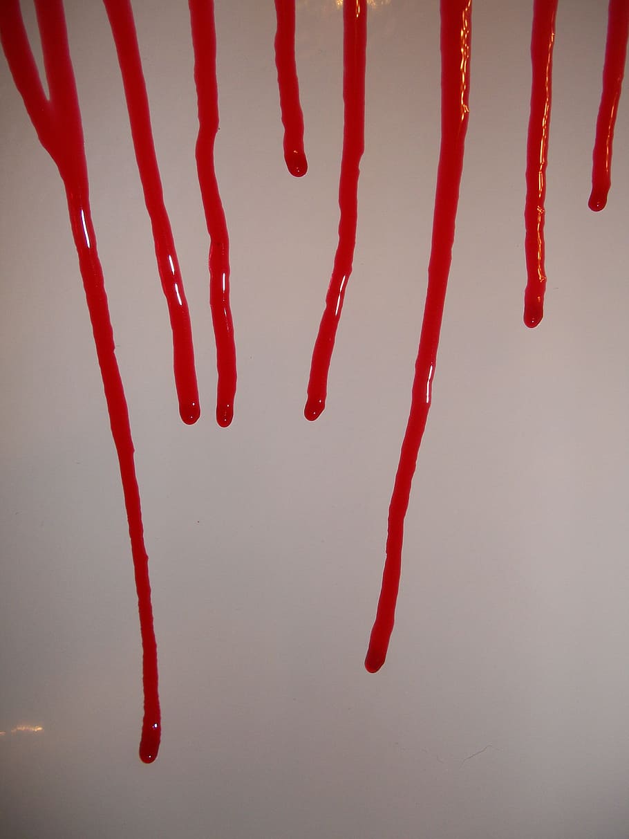 red liquid, blood, gore, dripping, runny, bloody, drips, red blood
