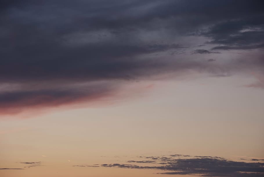 afterglow, sunset, dusk, sky, clouds, cloud - sky, beauty in nature HD wallpaper