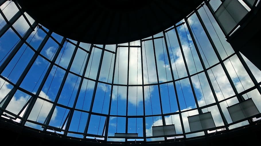 Facade, Glass, Architecture, Building, modern, home, window HD wallpaper