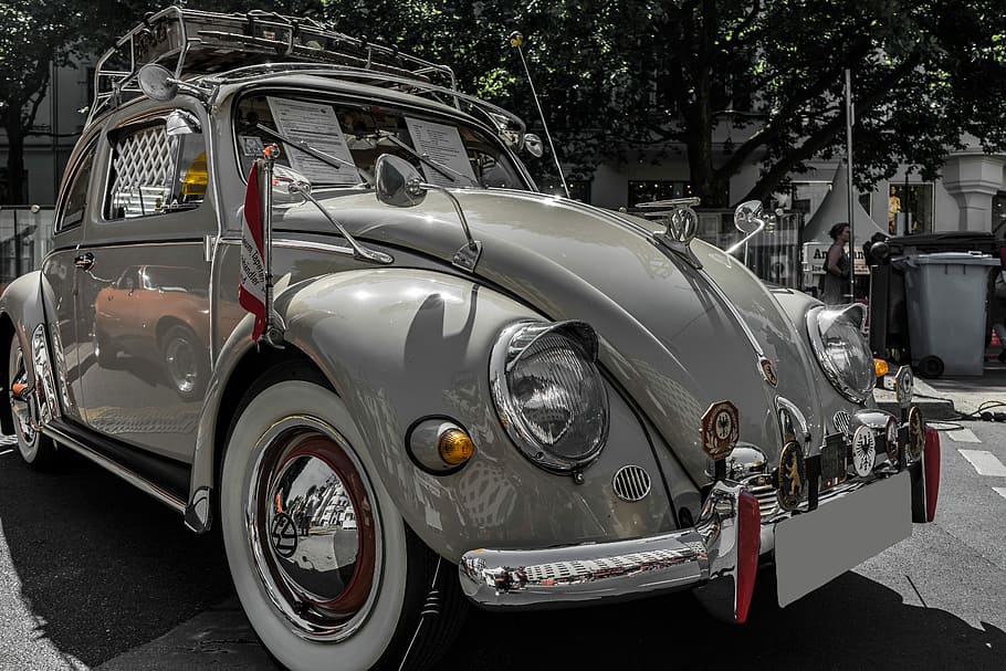 vw, auto, vw beetle, oldtimer, classic, volkswagen, vehicle, HD wallpaper