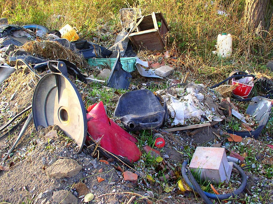 Landfill, Waste, Mess, abandoned, destruction, garbage, damaged HD wallpaper