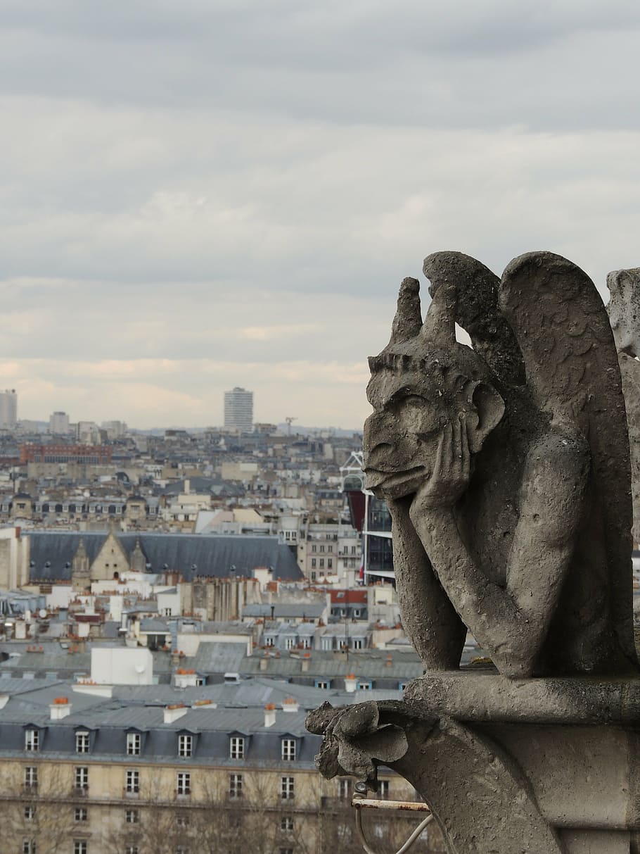 Gargoyle wallpaper hires stock photography and images  Alamy