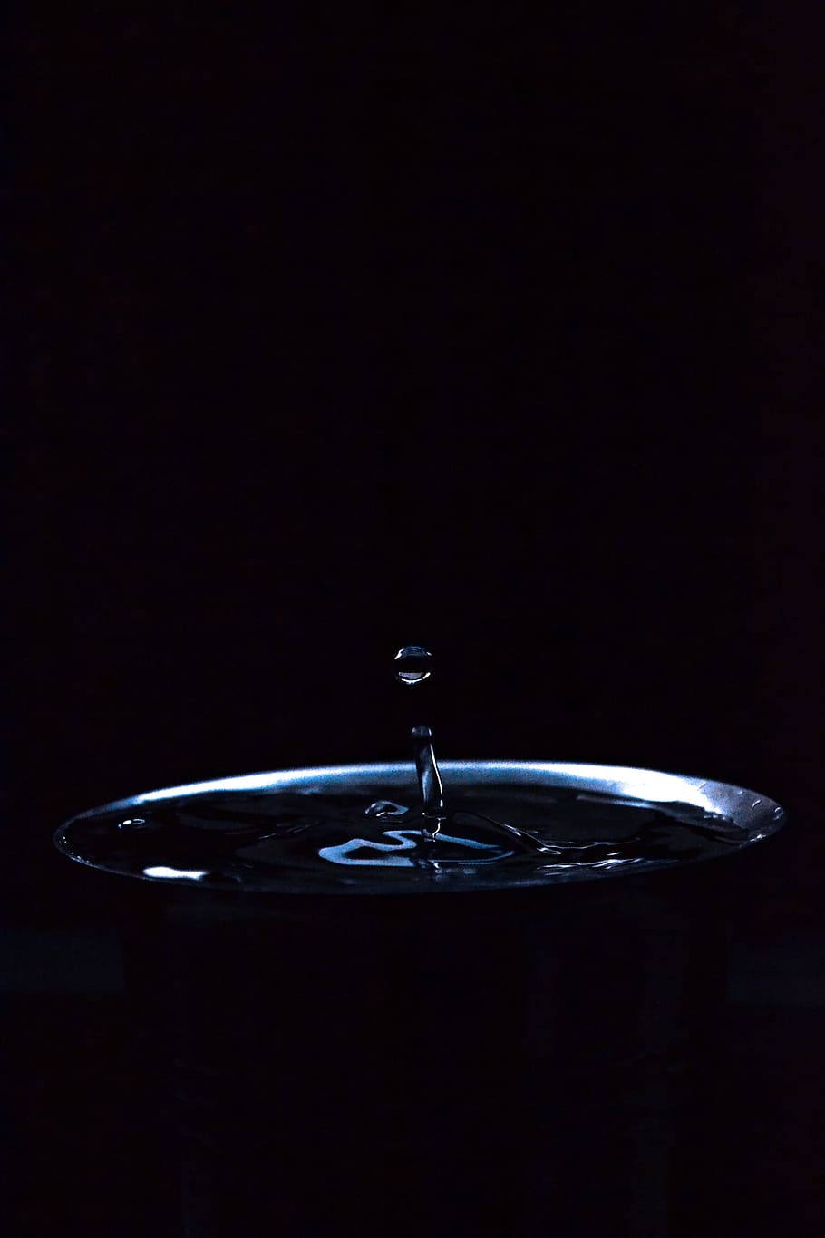 Water Drop, Dark, black, sri lanka, ze, ceylon, mawanella, black background