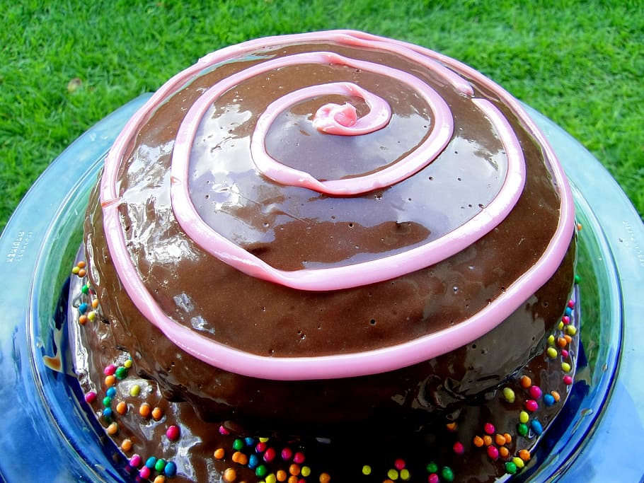 cake, chocolate, dessert, party, anniversary, birthday, sweets HD wallpaper