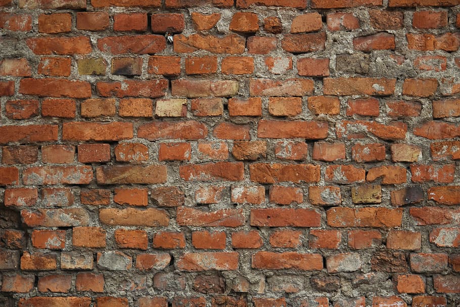brick, wall, architecture, brick wall background, aged, old HD wallpaper