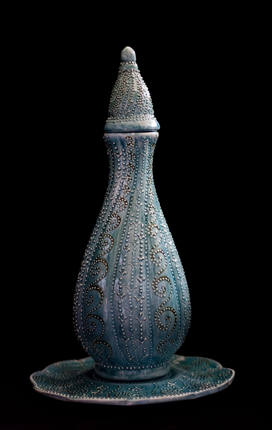 Tile, Handicrafts, Carafe, increased, ceramic, turkey, atalay melahat glow HD wallpaper
