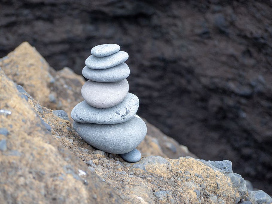 Hd Wallpaper Stack Of Stones Zen Pile Of Stones Zen Tower Solid Rock Wallpaper Flare