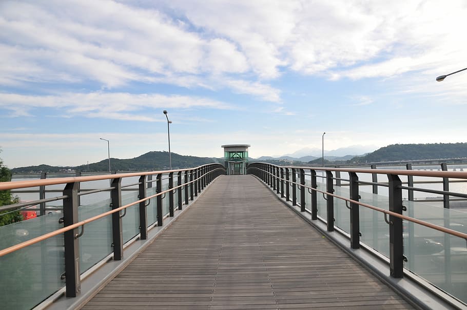 Han River, Bridge, Fair, Cloud, bridge - man made structure, HD wallpaper