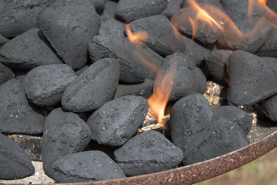 Fire, Barbeque, Charcoal, fire - natural phenomenon, flame HD wallpaper