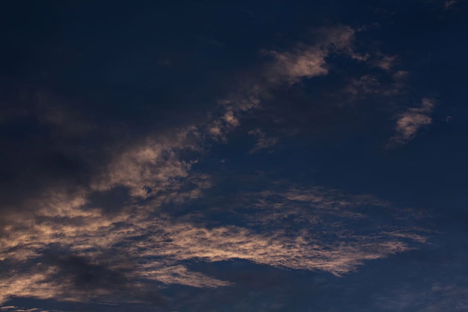 clouds, sky, yellowish, weather, weather changes, clouds form HD wallpaper