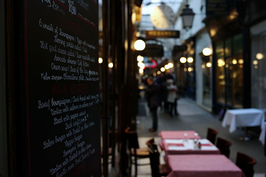 shallow focus photography of restaurant menu, untitled, table HD wallpaper