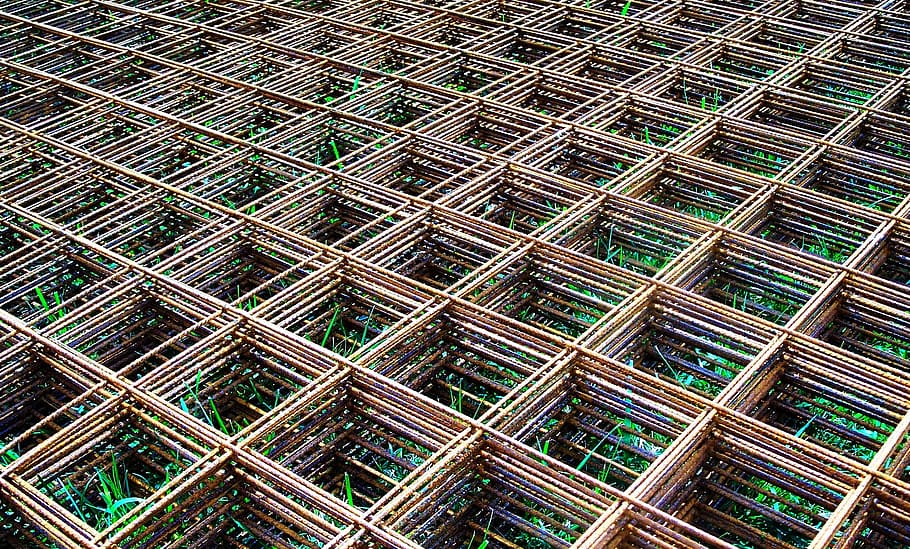 Metallic, Wires, Grids, Frames, rusty, old, patterns, designs HD wallpaper
