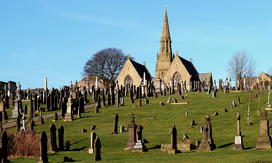 building, church, architecture, built structure, religion, grave HD wallpaper