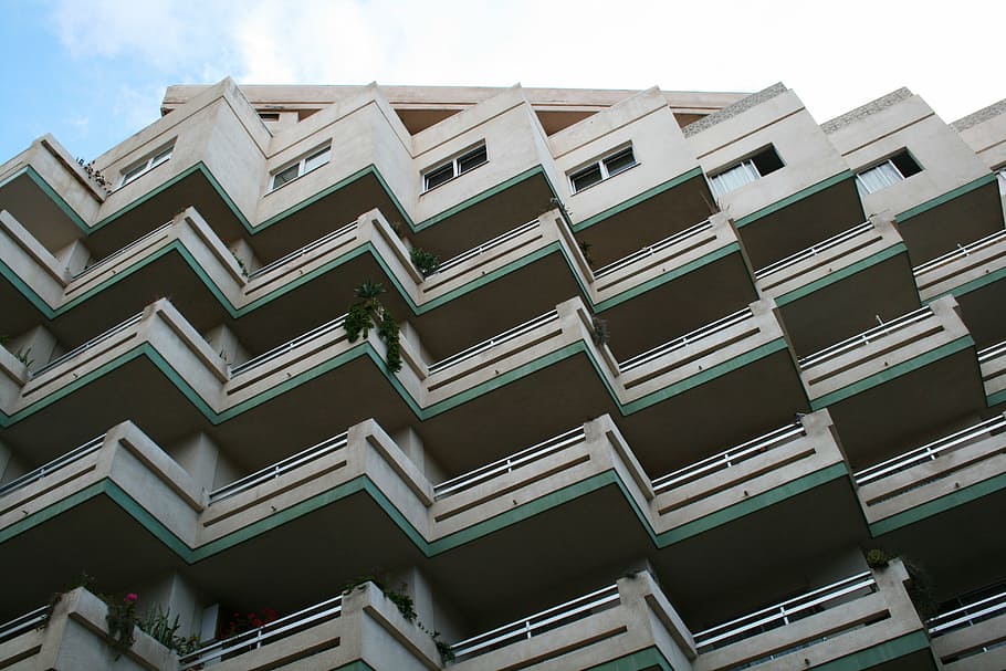 tenerife, skyscraper, balcony, building exterior, architecture HD wallpaper