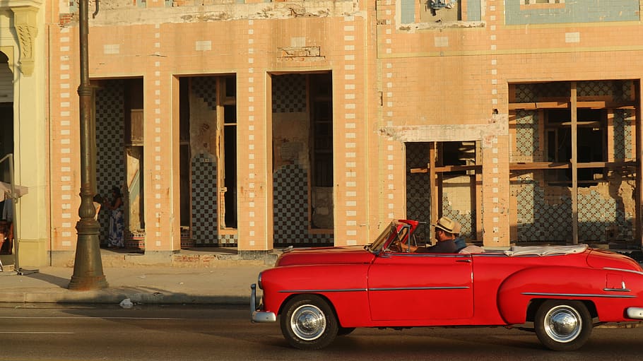 havana, cuba, oldtimer, road, mode of transportation, land vehicle HD wallpaper
