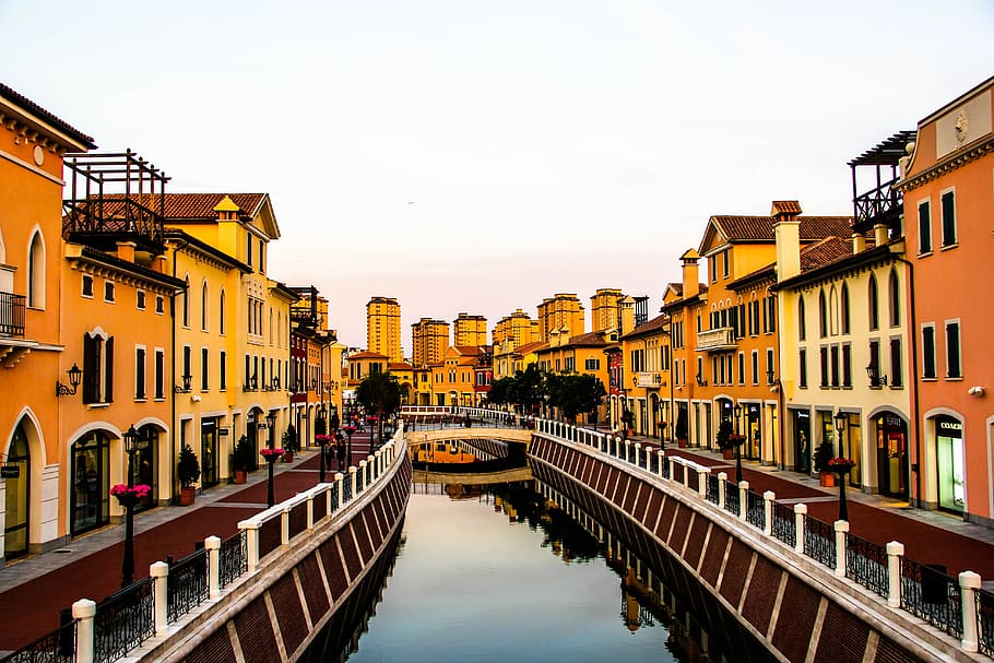 Scenery, Flo, Water System, the scenery, flo 伦撒, italy HD wallpaper