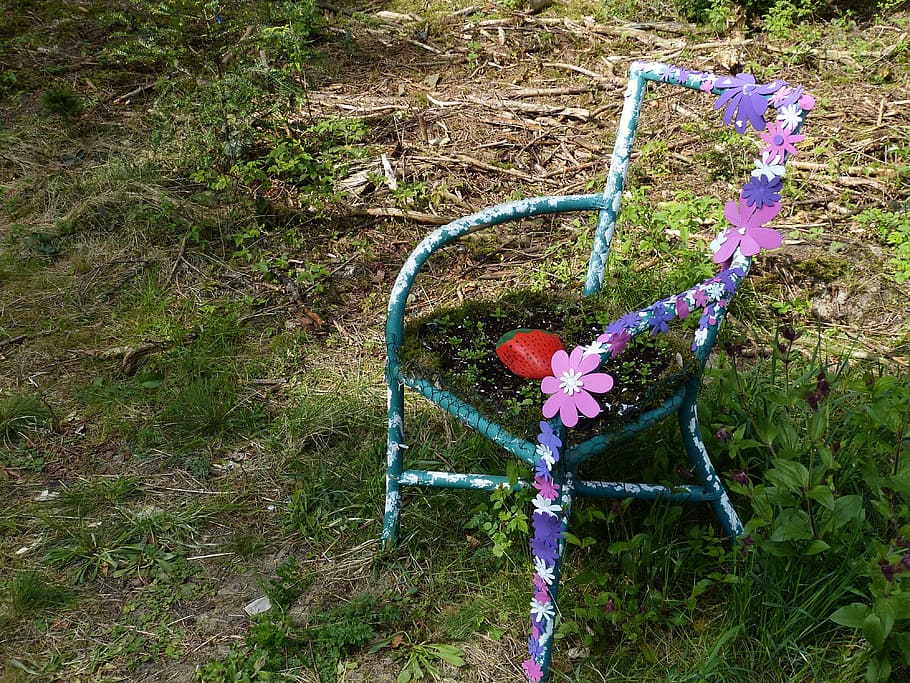 garden, park, sit, art, bank, relax, seat, rest, chair, recovery HD wallpaper
