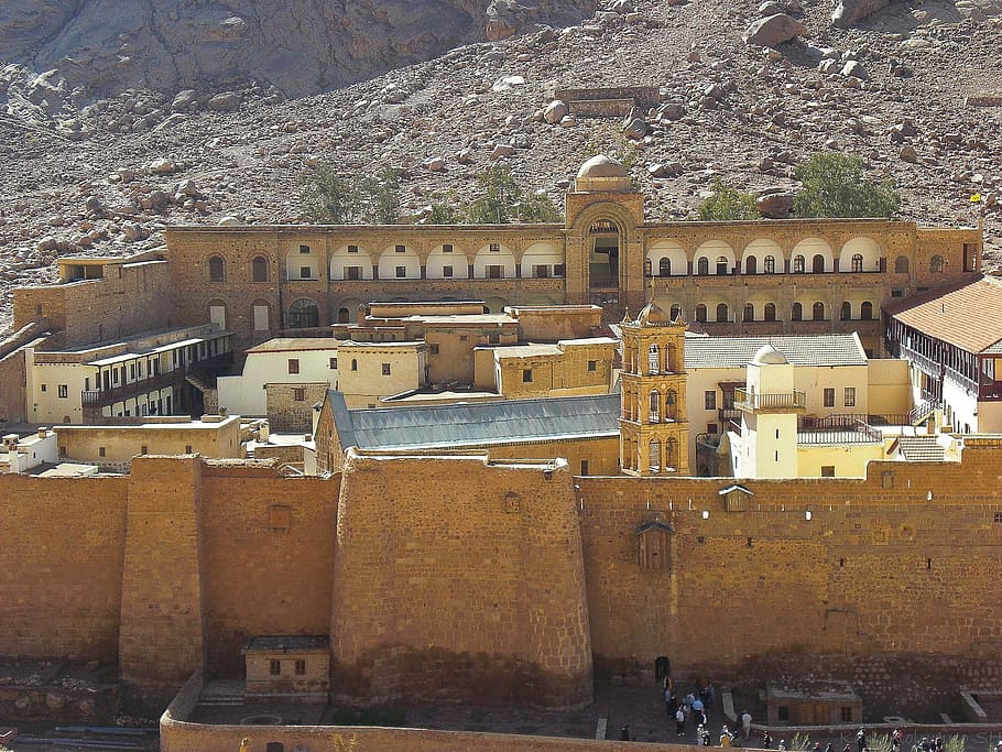 Monastery, Fortress, Egypt, architecture, built structure, building exterior HD wallpaper