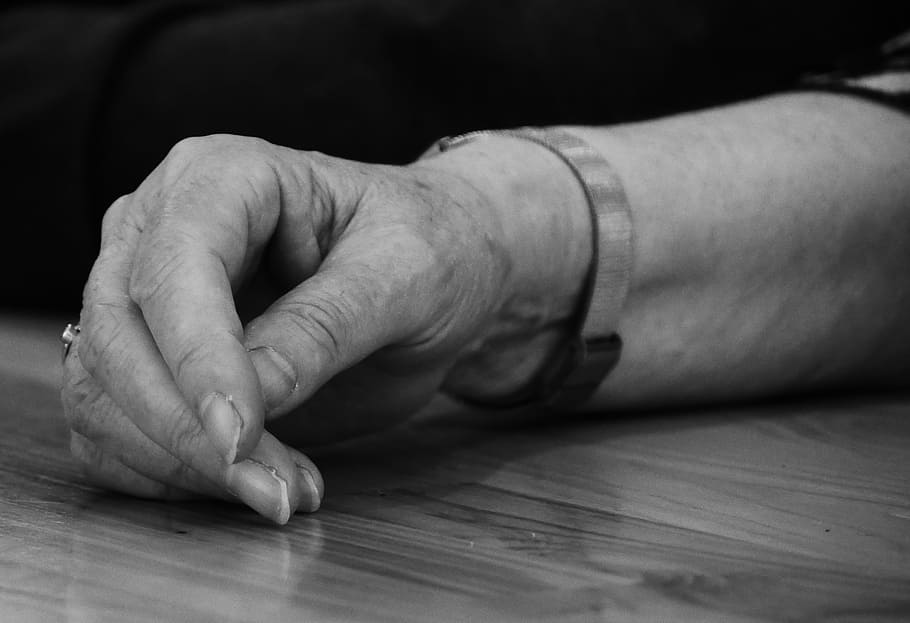 Old, Hand, Fold, Person, Arm, human hand, human body part, one person HD wallpaper