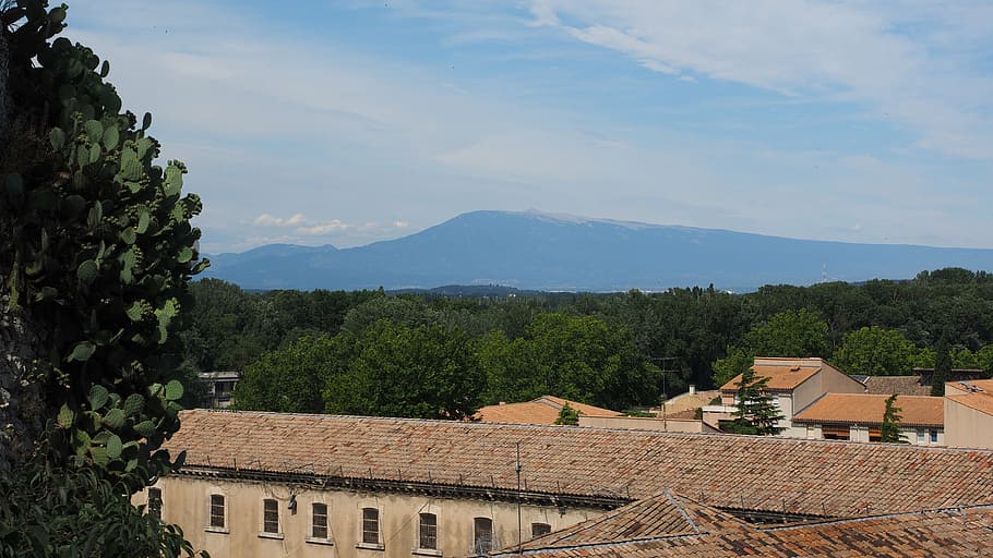 ventoux, mountain, provence, foresight, distant view, avignon HD wallpaper