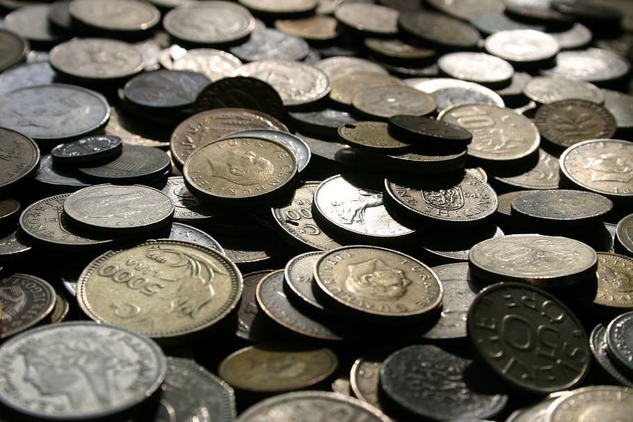 money, coin, finance, currency, wealth, business, abundance HD wallpaper