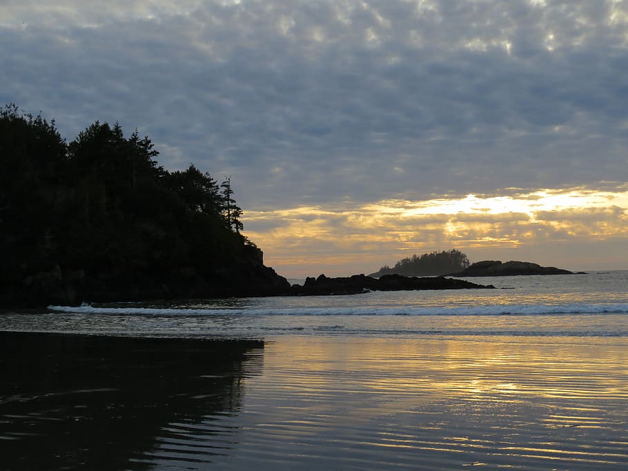 Sunset, Beach, Ocean, Sea, Sea, Waves, Water, sand, vacation HD wallpaper