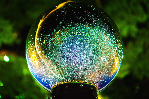 light, water, abstract, glass, art, ball, blur, bright, bubbles HD wallpaper