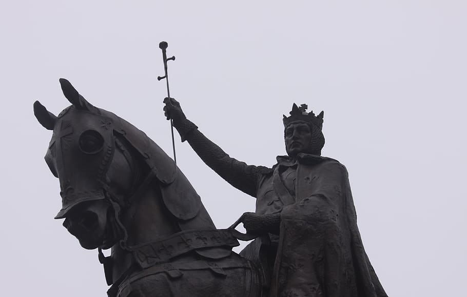 statute, st louis, knight, sculpture, representation, statue HD wallpaper