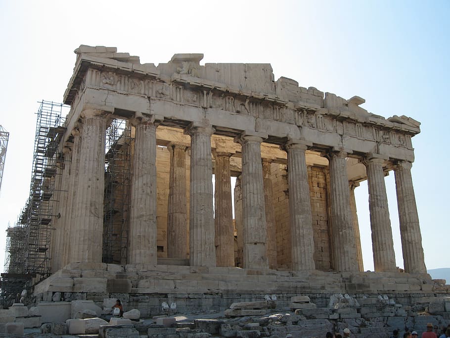 Parthenon, Greece, Travel, old Ruin, archaeology, architecture, HD wallpaper