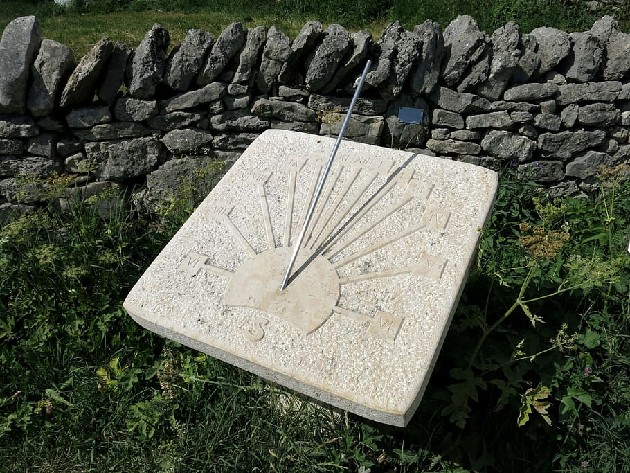 sundial, clock, time, pointer, timepiece, time of, sun running HD wallpaper