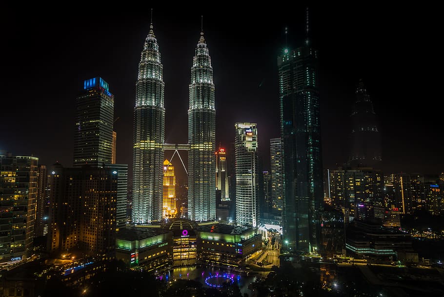 Petronas Twin Tower, kong kuala, malasia, architecture, building