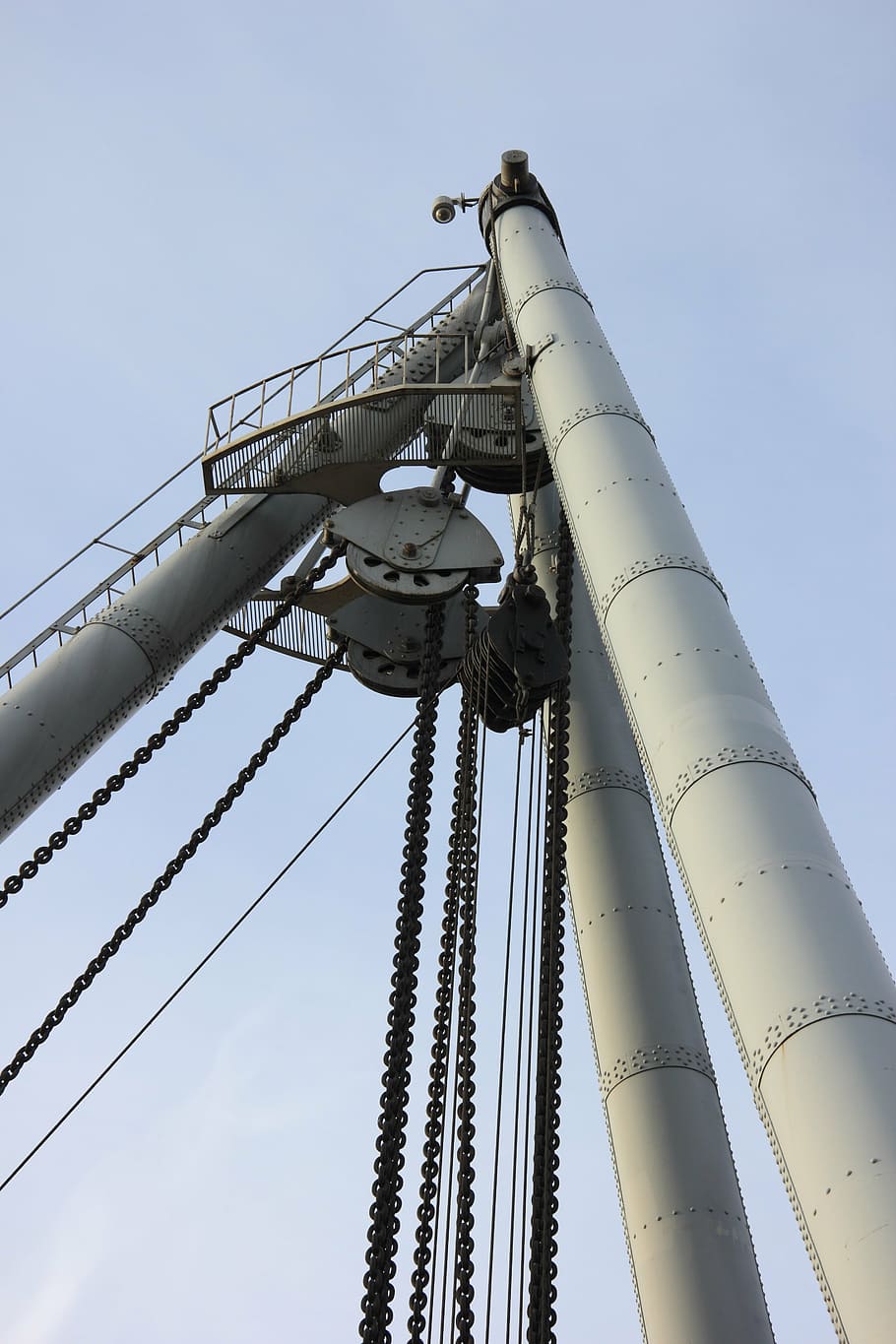 turkey, istanbul, technical, museum, winch, industry, low angle view HD wallpaper