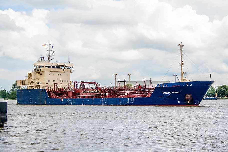 ship, boot, water, port, northern germany, container, north sea HD wallpaper