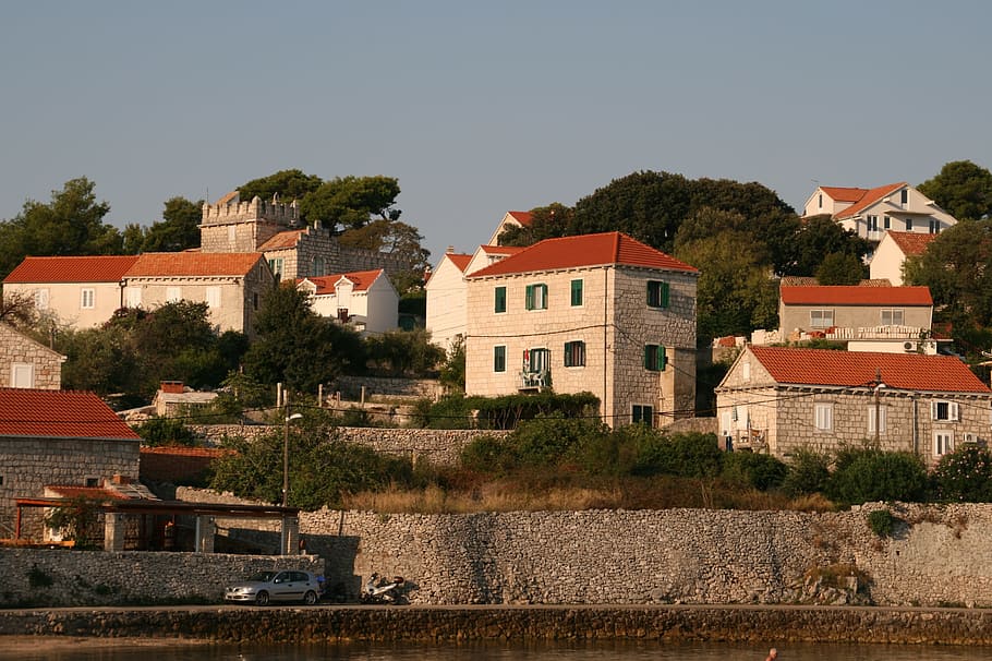 sunny, mediterranean, coast, architecture, building exterior HD wallpaper