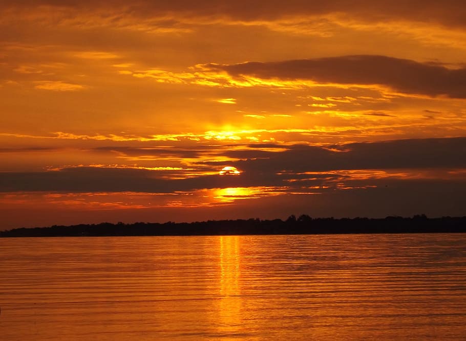 sunrises, scenic, dawn, scenery, landscape, sunset, cloud - sky HD wallpaper
