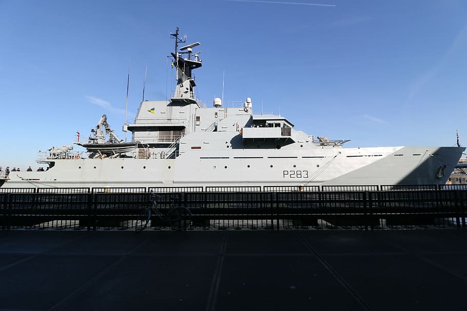 ship, navy ship, docked, amsterdam, nautical Vessel, harbor HD wallpaper