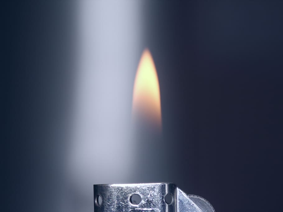 flame, lighter, fire, burning, no people, fire - natural phenomenon HD wallpaper