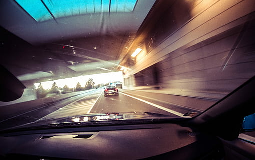 Speed Run, blur, car, traffic, transportation, street, highway HD wallpaper
